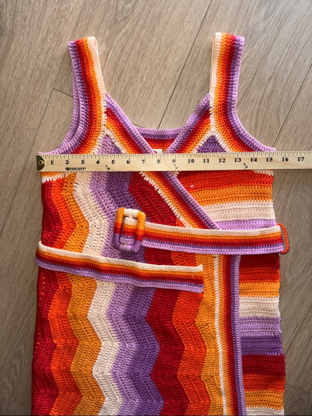 FARM Rio for Anthropologie Crochet Mini Dress Size XS - Picture 14 of 16